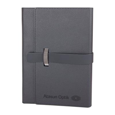 DEMİRTEPE SİYAH TARİHSİZ ORGANİZER DEFTER (17x22CM)