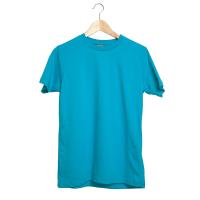 GARDENYA TURKUAZ XL SIFIR YAKA TİŞÖRT