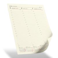 İNCİRLİ KAHVERENGİ TARİHLİ HAFTALIK AJANDA (20x28 CM)