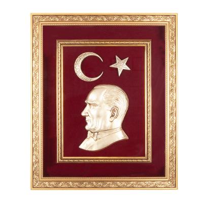 ÖNCÜ KIRMIZI ATATÜRK KABARTMALI TABLO